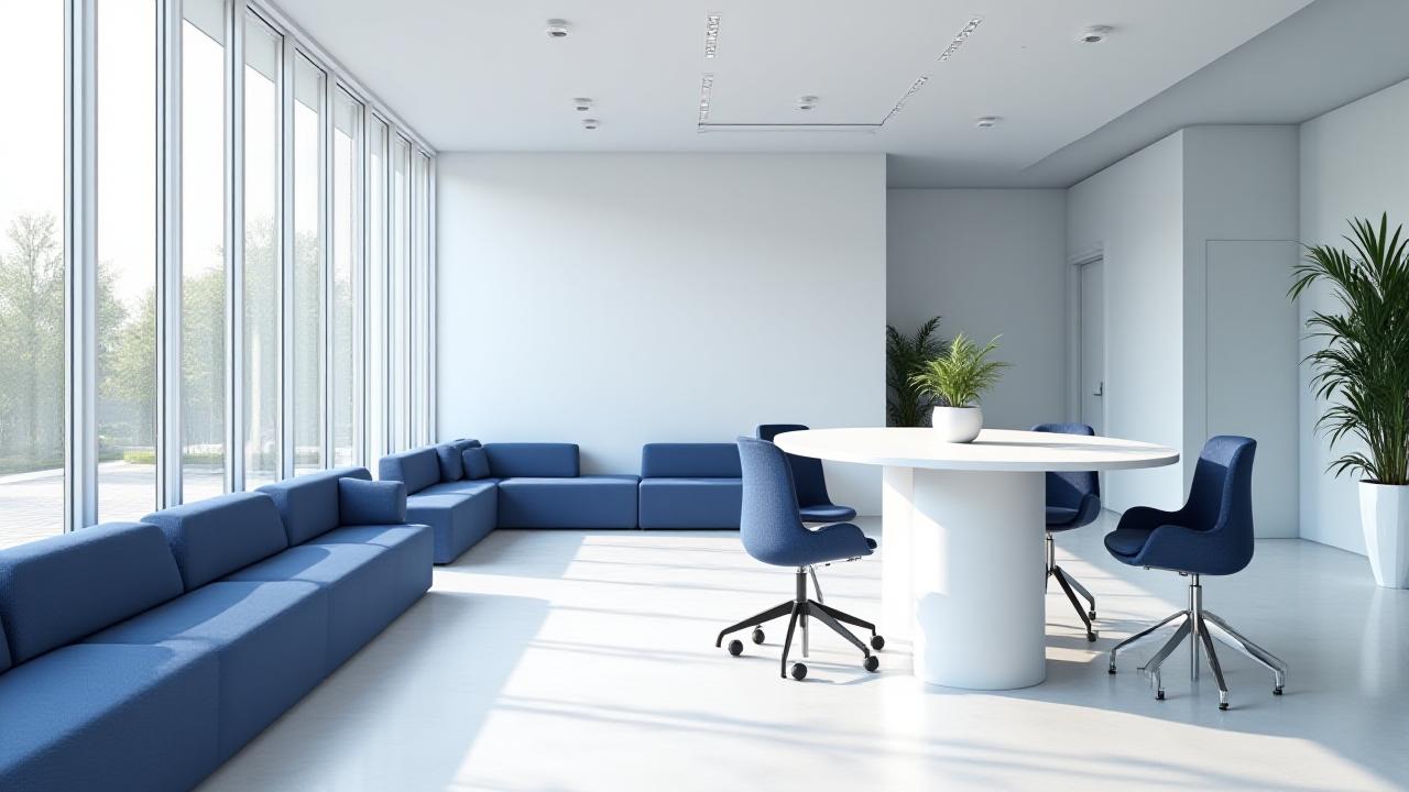 Professional modern office environment in the UK